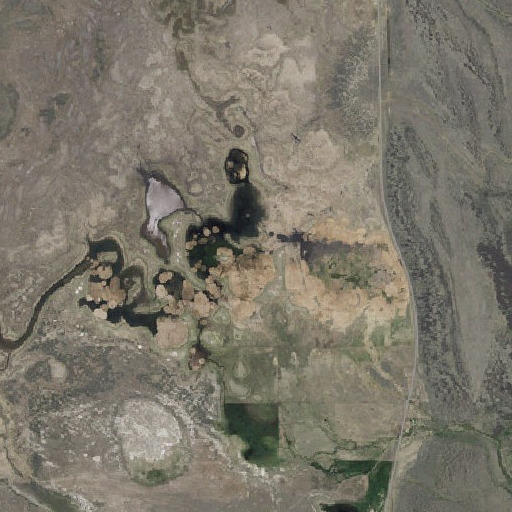 Aerial imagery of Donabahba Yogee, ID