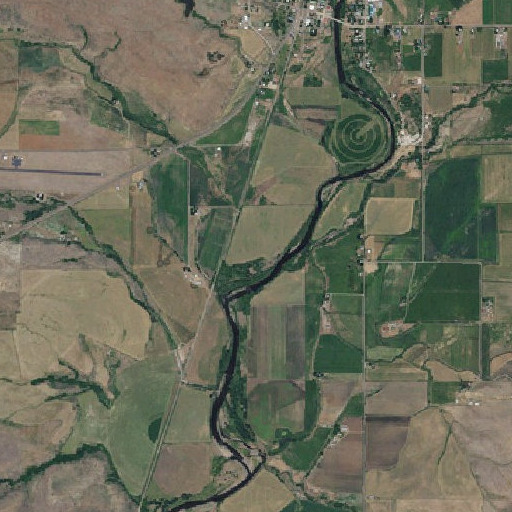 Aerial imagery of Dry Creek, ID