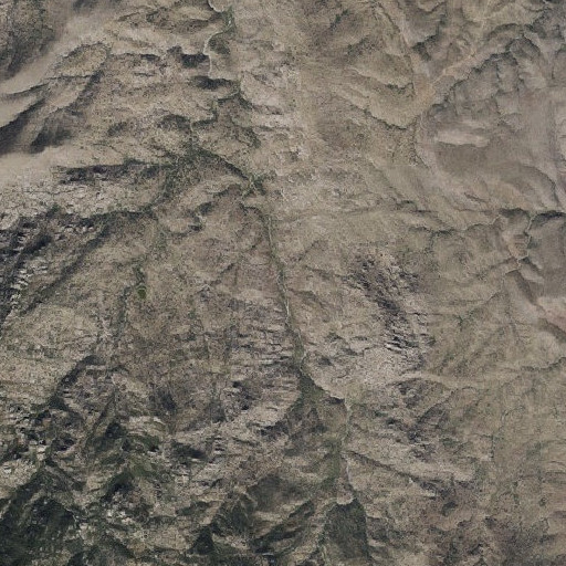 Aerial imagery of Espiritu Well, AZ
