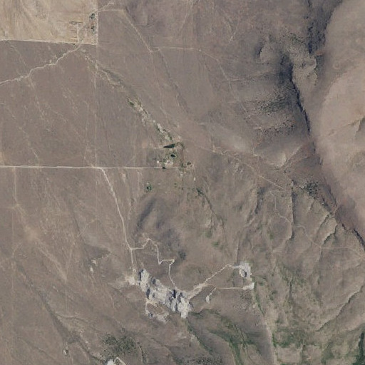 Aerial imagery of Hot Spring, ID