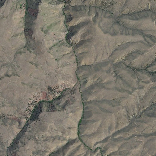Aerial imagery of Juniper Creek, ID