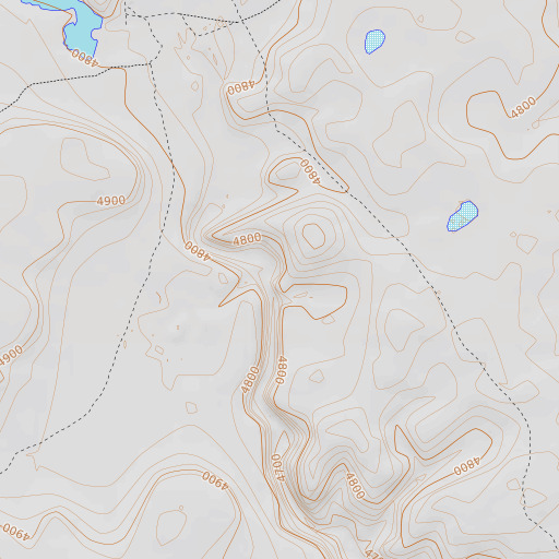 OpenTopoMap map of Juniper Draw, ID
