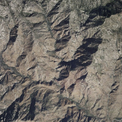 Aerial imagery of Lemmon Creek, AZ