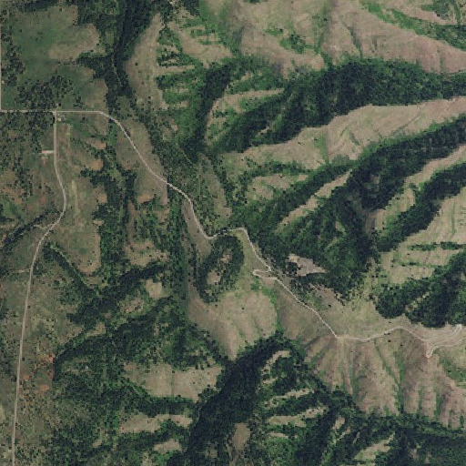Aerial imagery of Lyda Spring, ID