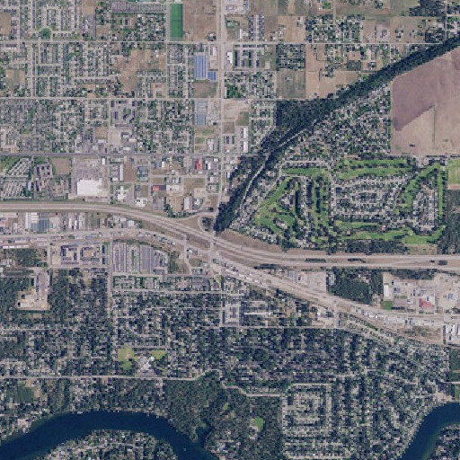 Aerial imagery of Ross Point, ID