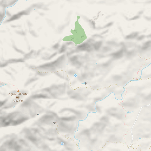 OpenStreetMap map of Rinconada Spring, AZ