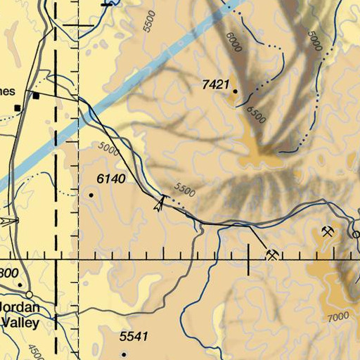 FAA VFR chart of Sullivan Spring, ID