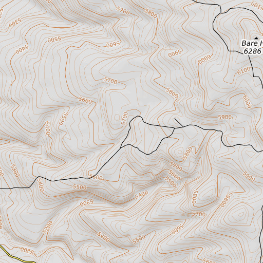 OpenTopoMap map of Sullivan Spring, ID