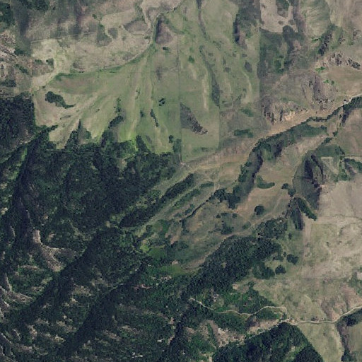 Aerial imagery of Toolson Spring, ID