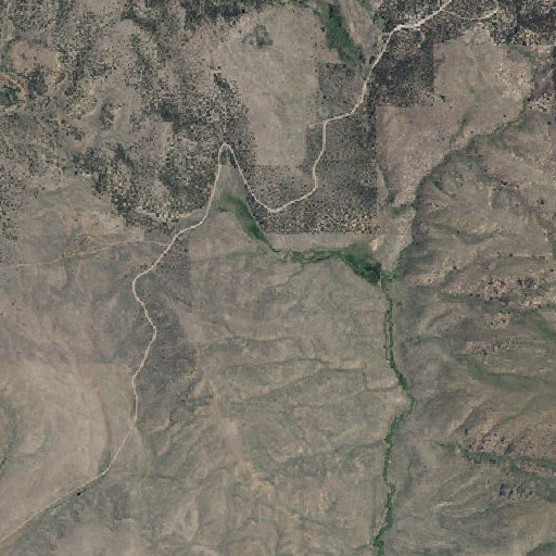 Aerial imagery of Toy Flat, ID
