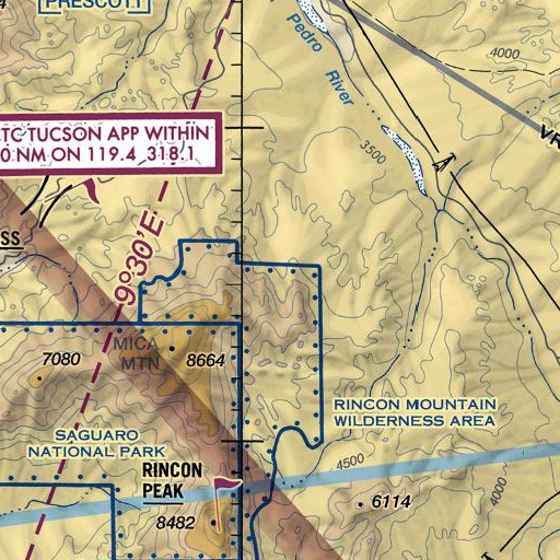 FAA VFR chart of Willow Spring, AZ