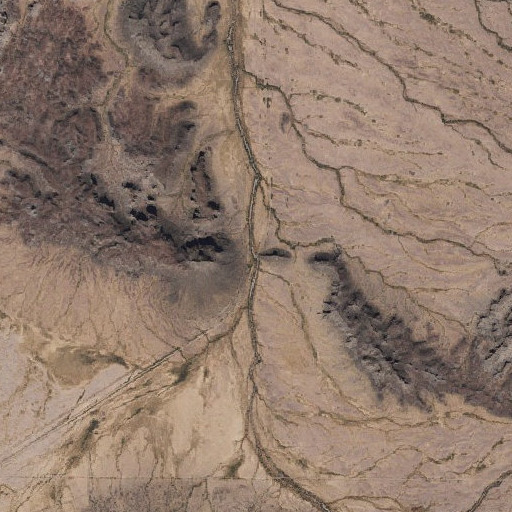 Aerial imagery of Deadman Gap, AZ