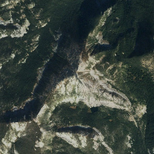 Aerial imagery of Allan Mountain, ID