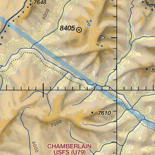 FAA VFR chart of Bear Creek, ID