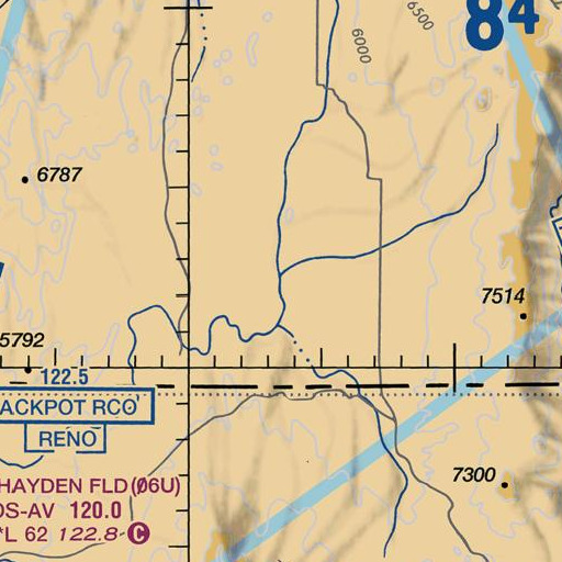 FAA VFR chart of Big Creek, ID