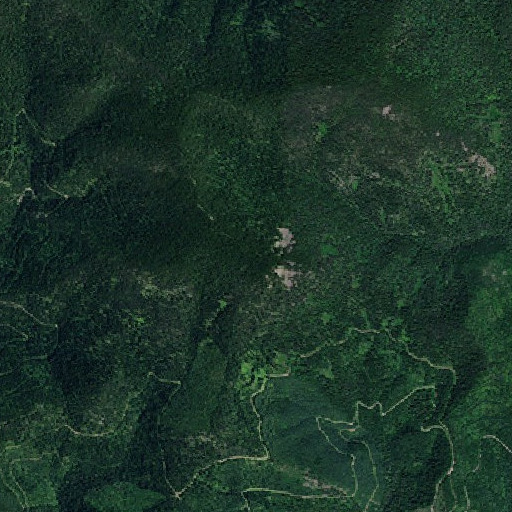 Aerial imagery of Black Jack Peak, ID
