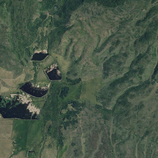 Aerial imagery of Blue Spring, ID