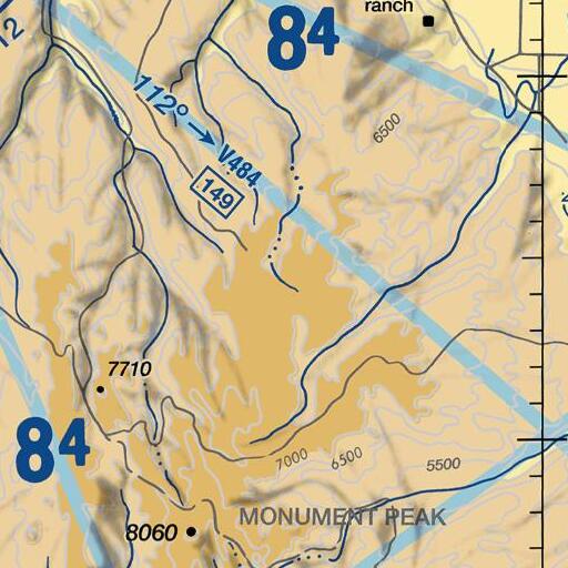 FAA VFR chart of Briggs Spring, ID
