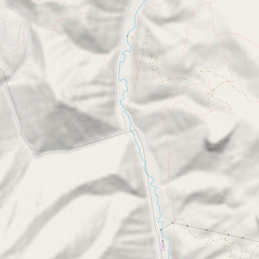 OpenStreetMap map of Bruno Creek, ID
