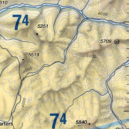 FAA VFR chart of Camp, ID