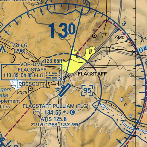 FAA VFR chart of Lone Tree Road Overpass, AZ