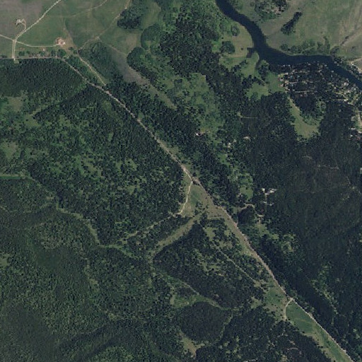 Aerial imagery of Cold Spring, ID