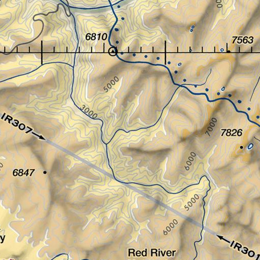 FAA VFR chart of Copper Creek, ID
