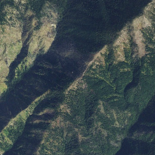 Aerial imagery of Copper Ridge, ID