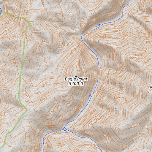 OpenTopoMap map of Eagle Point, ID