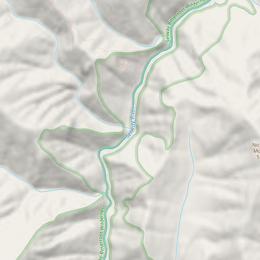 OpenStreetMap map of Echo Creek, ID