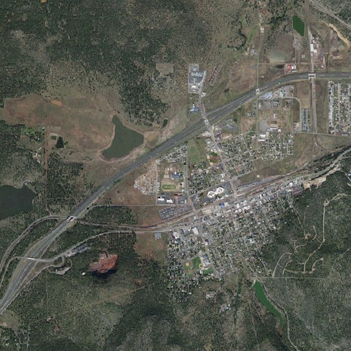 Aerial imagery of Williams Elementary Middle School, AZ
