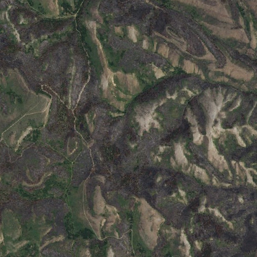 Aerial imagery of Flatiron Spring, ID
