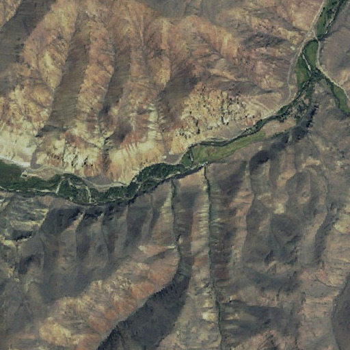 Aerial imagery of Fox Creek, ID