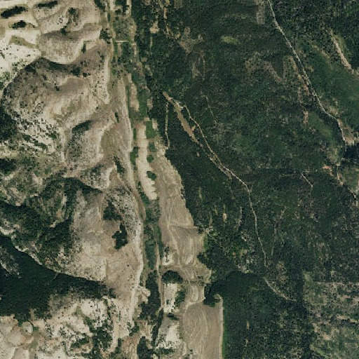 Aerial imagery of Fox Flat, ID
