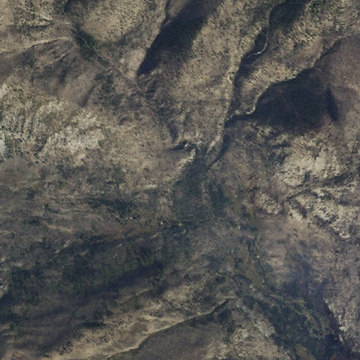 Aerial imagery of Half Moon Creek, ID