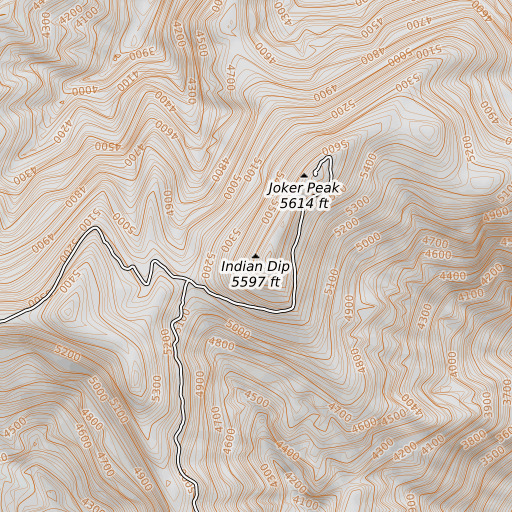 OpenTopoMap map of Indian Dip, ID