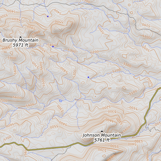 OpenTopoMap map of Little Quail Spring, AZ