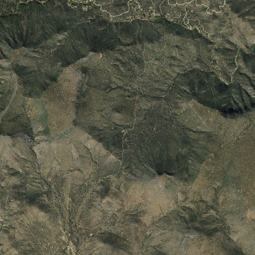 Aerial imagery of Logan Mine Spring, AZ