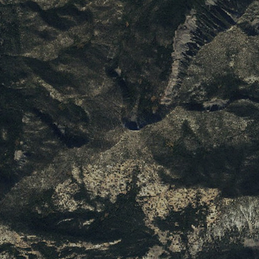 Aerial imagery of Lookout Mountain, ID
