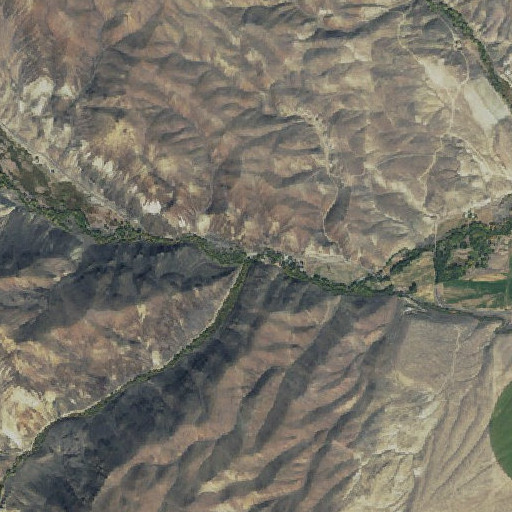 Aerial imagery of Mill Creek, ID