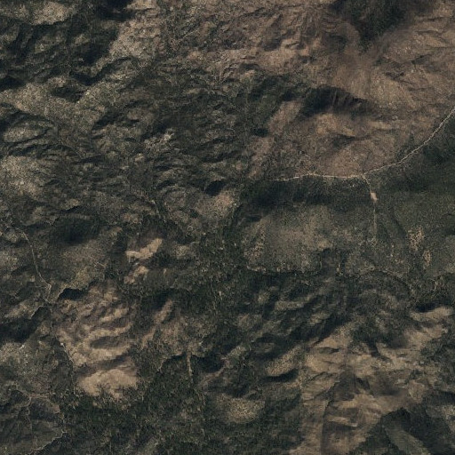 Aerial imagery of Pine Seep, AZ