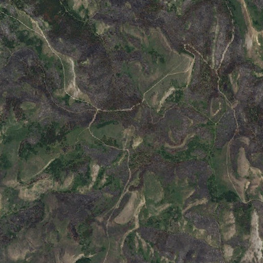 Aerial imagery of Monument Peak, ID