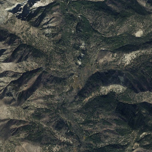 Aerial imagery of Mud Creek, ID