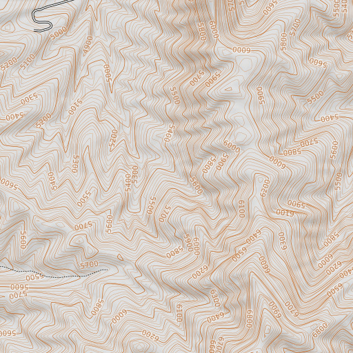 OpenTopoMap map of Munn Spring, ID