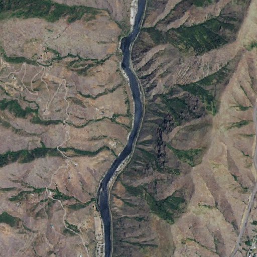 Aerial imagery of Otto Creek, ID