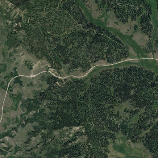 Aerial imagery of Pass Creek Spring, ID
