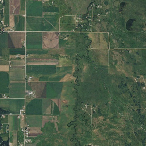 Aerial imagery of Patterson Creek, ID