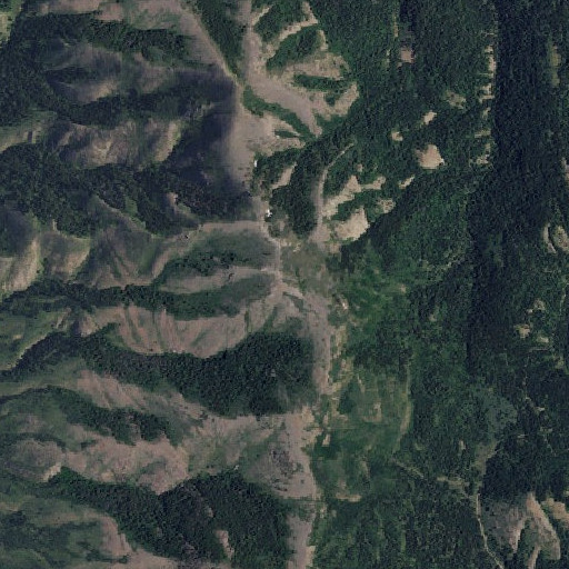 Aerial imagery of Portneuf Range, ID