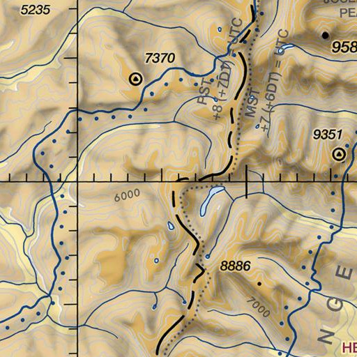 FAA VFR chart of Ranger Peak, ID