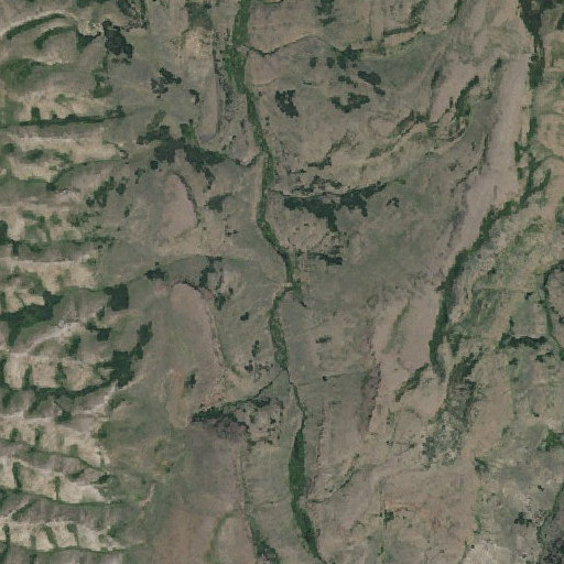 Aerial imagery of Ruby Gulch, ID
